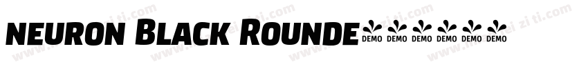 neuron Black Rounde字体转换